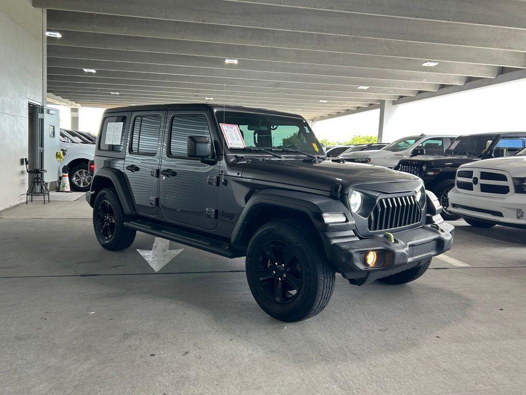 used 2021 Jeep Wrangler Unlimited car, priced at $18,590