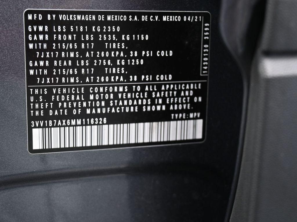 used 2021 Volkswagen Tiguan car, priced at $100,000