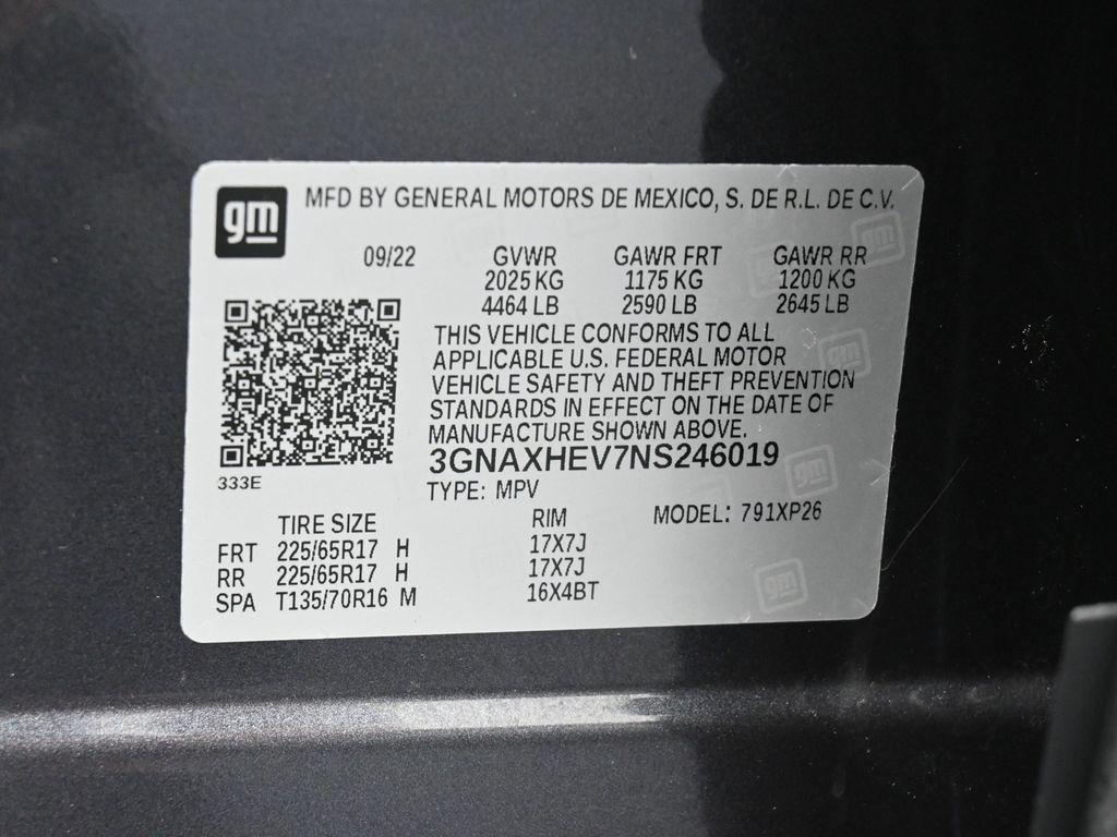 used 2022 Chevrolet Equinox car, priced at $17,399