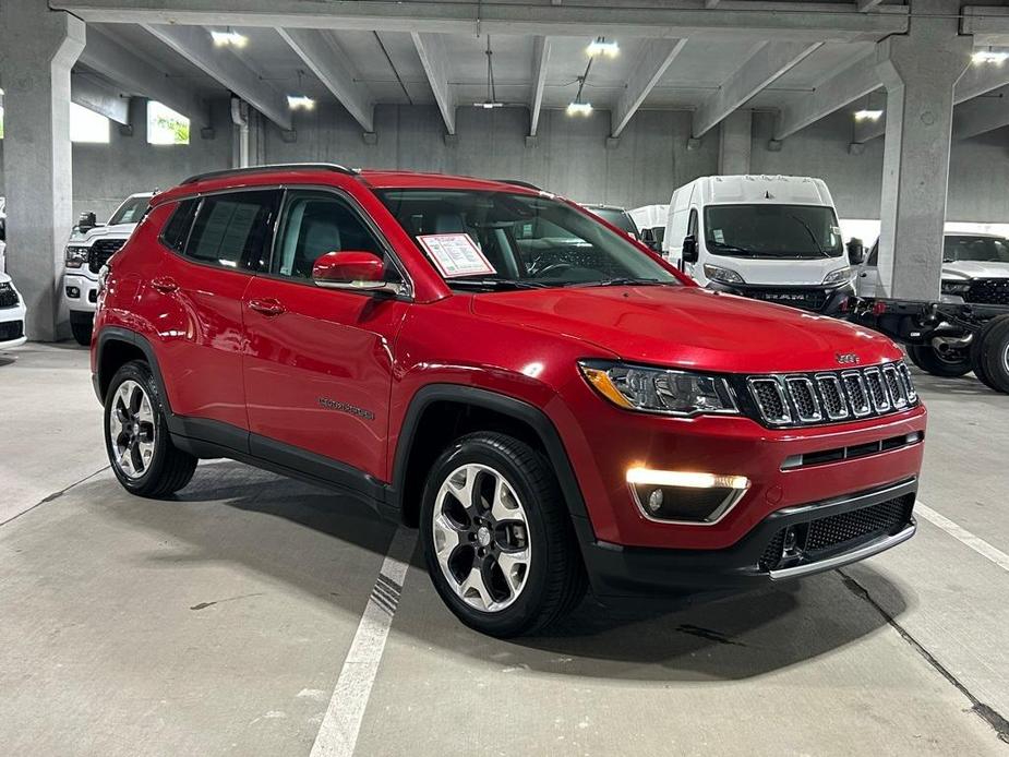 used 2021 Jeep Compass car, priced at $18,000