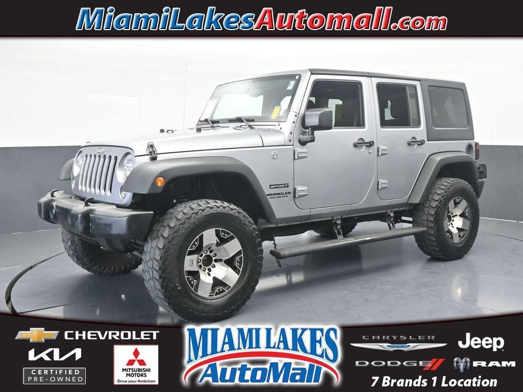 used 2016 Jeep Wrangler Unlimited car, priced at $17,995