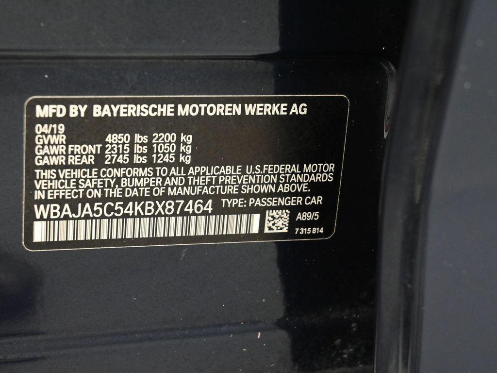 used 2019 BMW 530 car, priced at $22,200