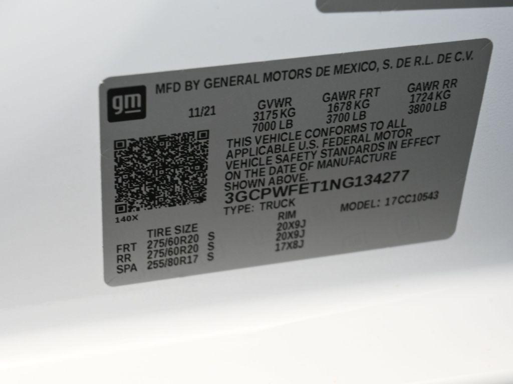 used 2022 Chevrolet Silverado 1500 Limited car, priced at $43,999