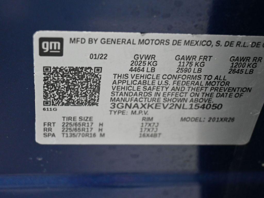 used 2022 Chevrolet Equinox car, priced at $17,350