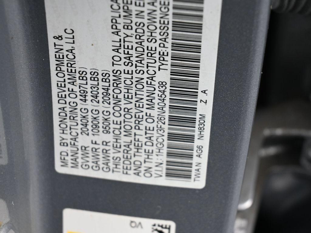used 2022 Honda Accord Hybrid car, priced at $24,996