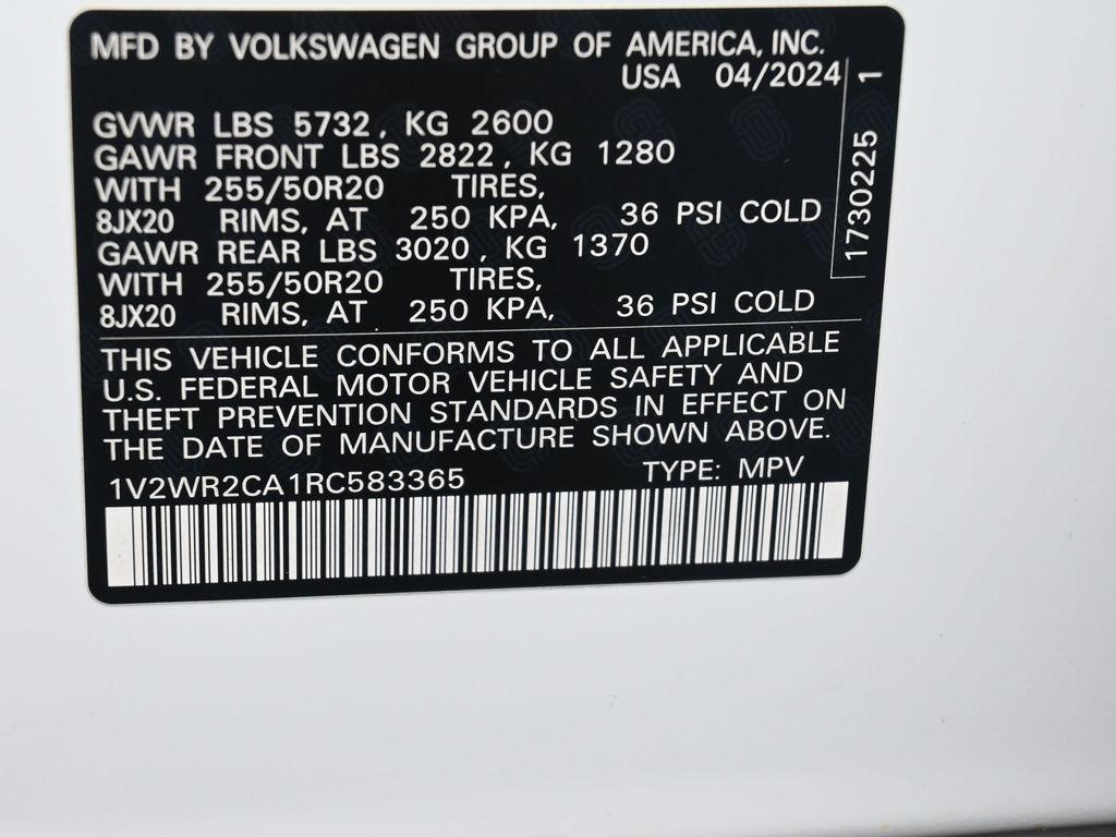 used 2024 Volkswagen Atlas car, priced at $32,750