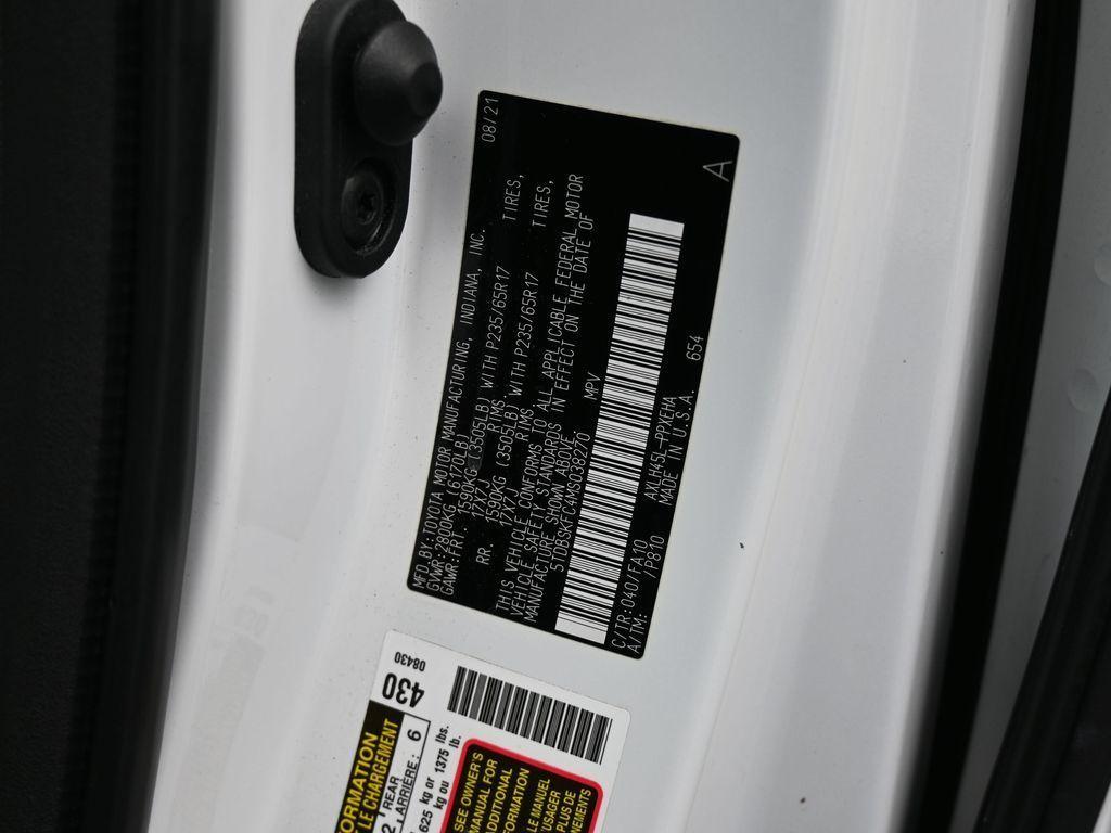 used 2021 Toyota Sienna car, priced at $29,435