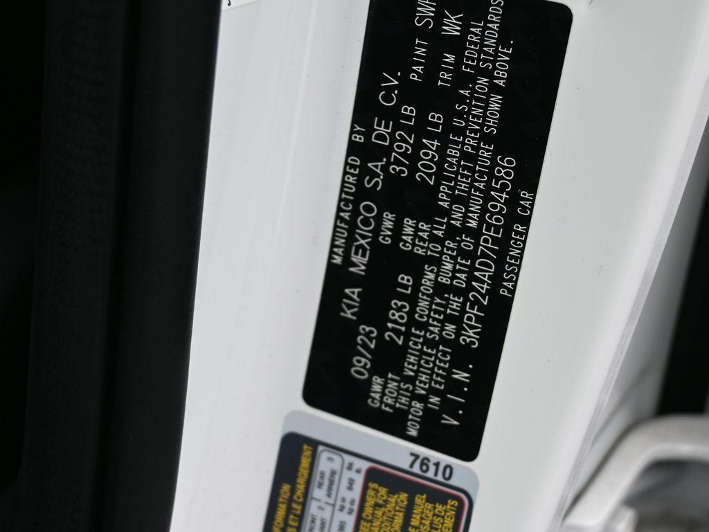 used 2023 Kia Forte car, priced at $16,662