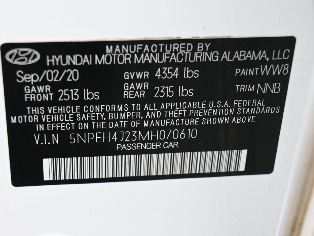 used 2021 Hyundai Sonata car, priced at $21,719