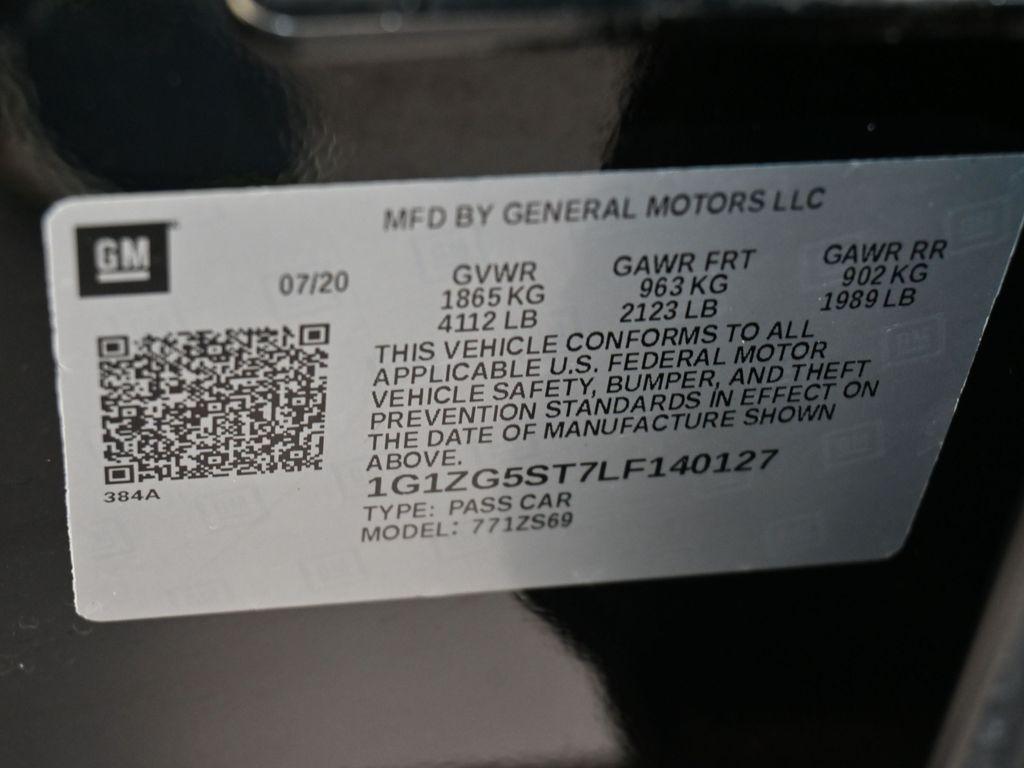 used 2020 Chevrolet Malibu car, priced at $15,995
