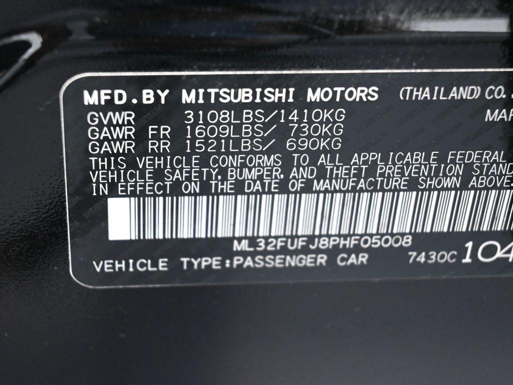 used 2023 Mitsubishi Mirage G4 car, priced at $13,590