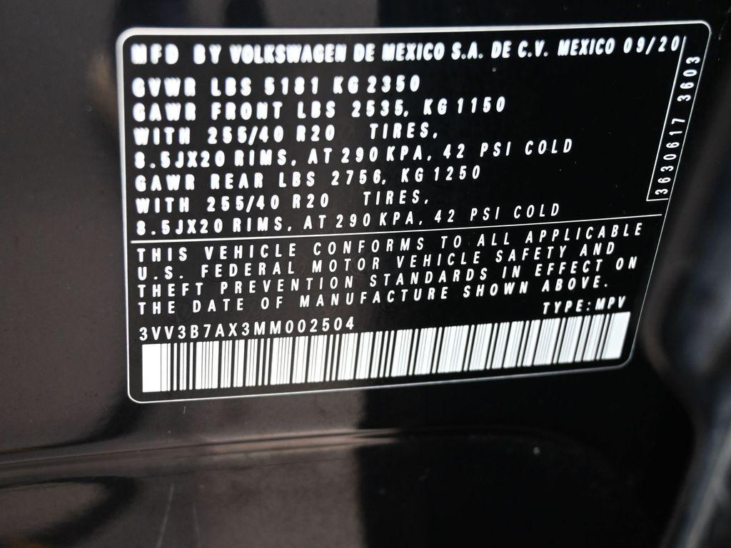 used 2021 Volkswagen Tiguan car, priced at $10,159