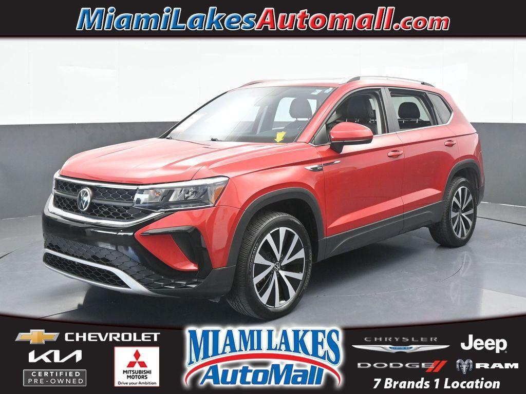 used 2022 Volkswagen Taos car, priced at $14,697