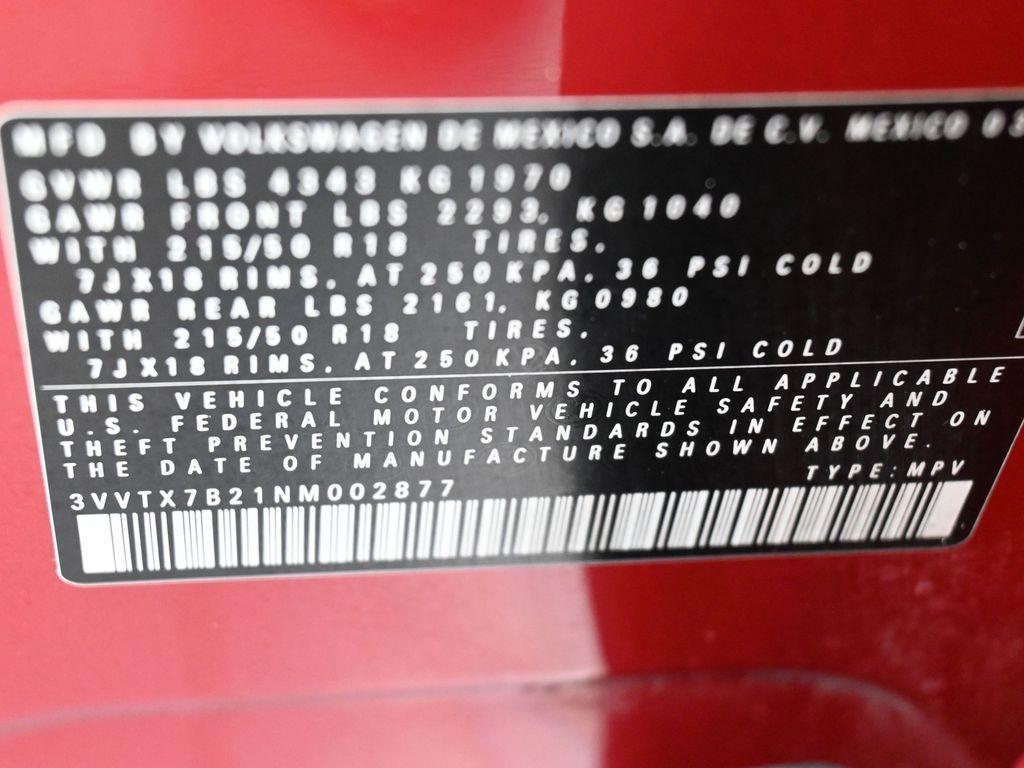 used 2022 Volkswagen Taos car, priced at $13,496