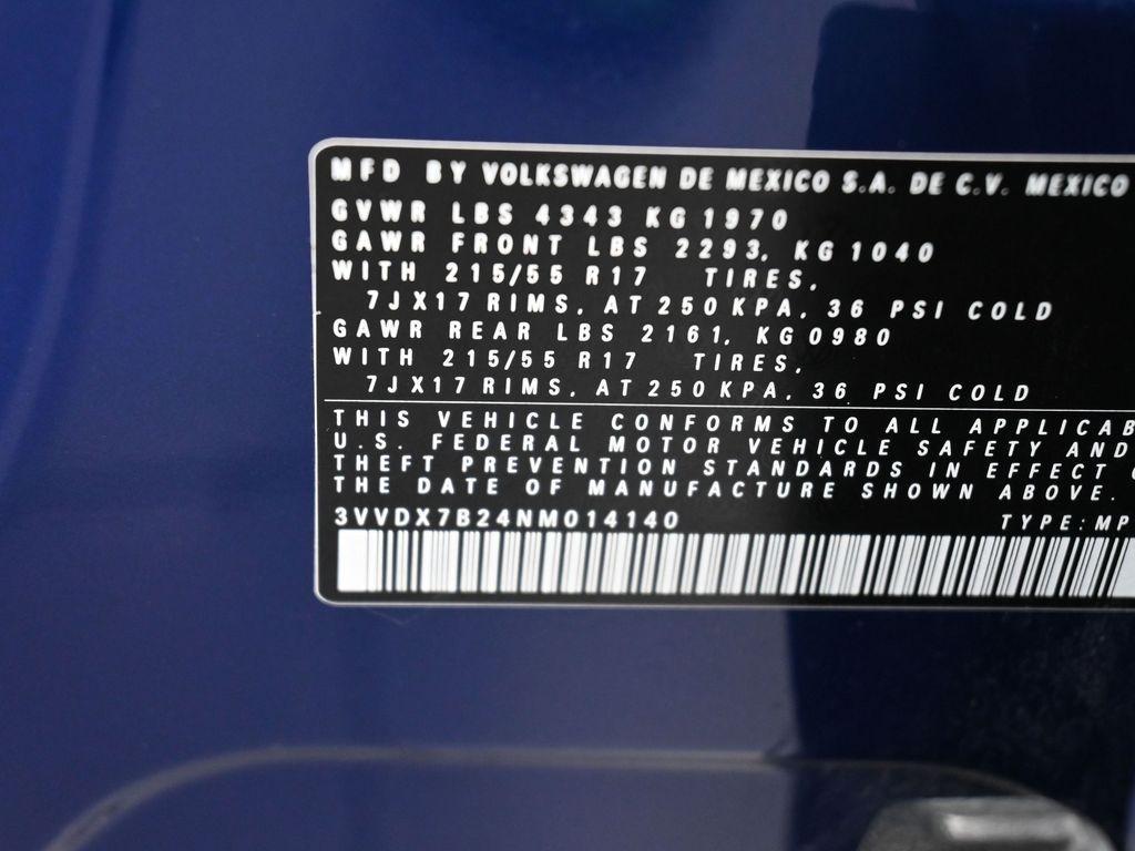 used 2022 Volkswagen Taos car, priced at $14,794