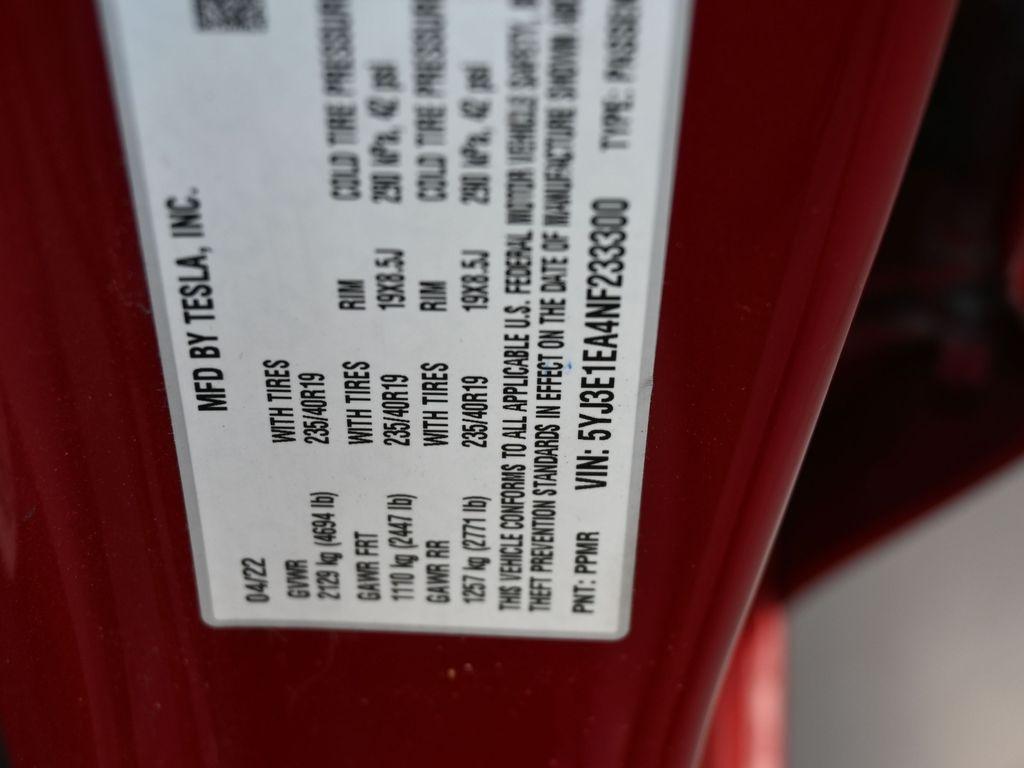 used 2022 Tesla Model 3 car, priced at $22,995