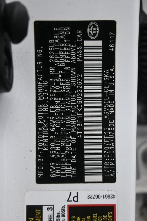 used 2016 Toyota Camry car, priced at $10,995