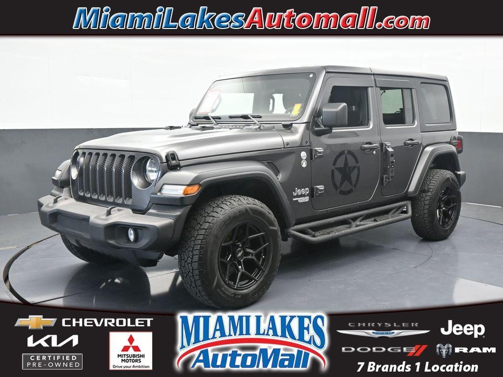 used 2021 Jeep Wrangler Unlimited car, priced at $26,852