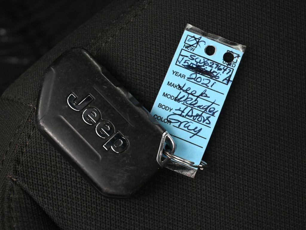 used 2021 Jeep Wrangler Unlimited car, priced at $26,852