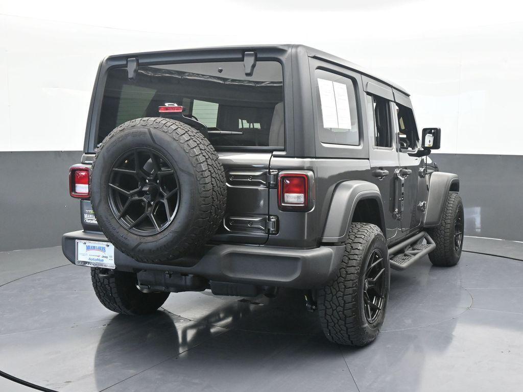 used 2021 Jeep Wrangler Unlimited car, priced at $26,852