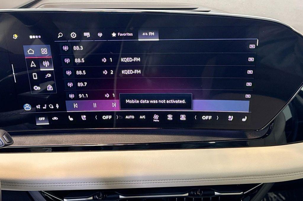 used 2025 Audi Q6 e-tron car, priced at $53,994