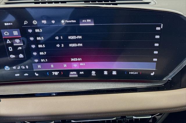 new 2025 Audi Q6 e-tron car, priced at $73,450