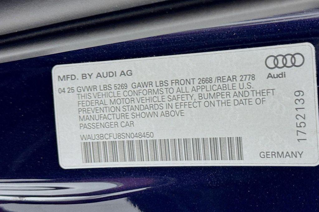 new 2025 Audi A5 car, priced at $59,475