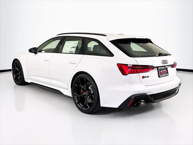 new 2025 Audi RS 6 Avant car, priced at $148,995