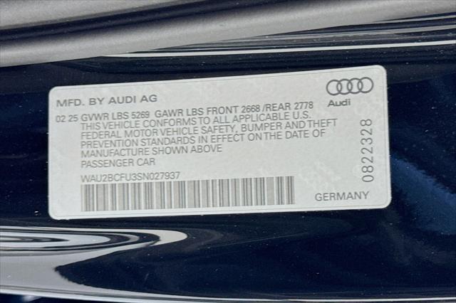 new 2025 Audi A5 car, priced at $57,575
