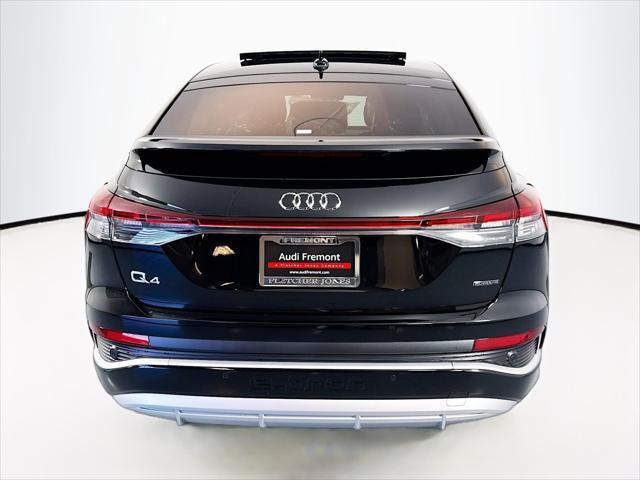 new 2025 Audi Q4 e-tron Sportback car, priced at $67,925