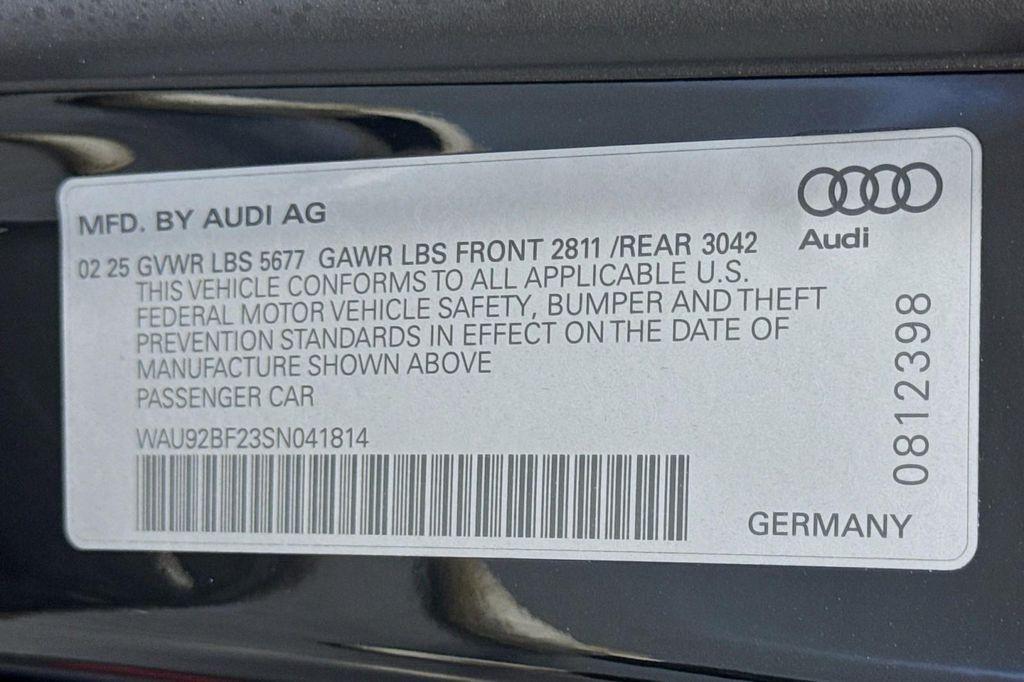 new 2025 Audi A6 car, priced at $84,840