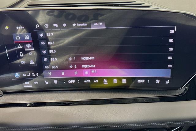 new 2025 Audi Q6 e-tron car, priced at $75,750