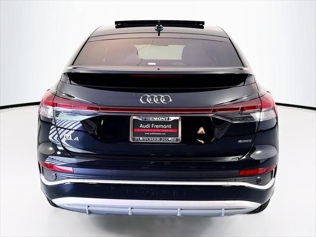 new 2025 Audi Q4 e-tron Sportback car, priced at $67,915