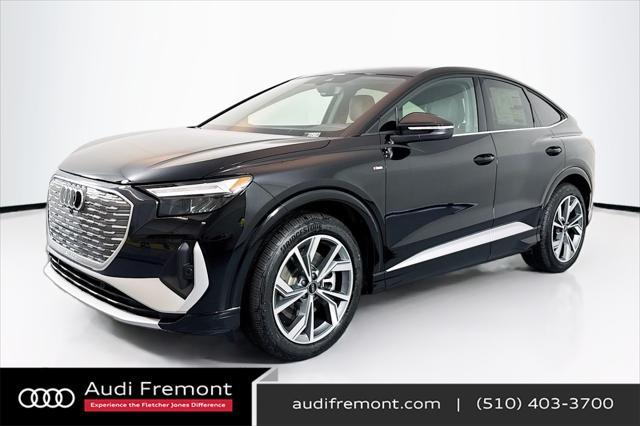 new 2025 Audi Q4 e-tron Sportback car, priced at $62,285