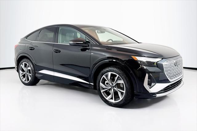 new 2025 Audi Q4 e-tron Sportback car, priced at $62,285
