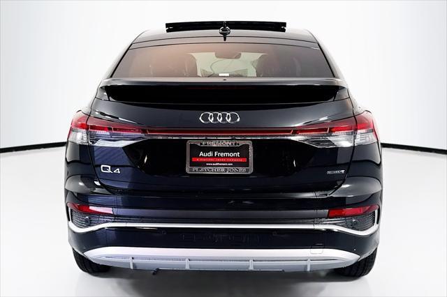 new 2025 Audi Q4 e-tron Sportback car, priced at $62,285