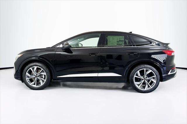 new 2025 Audi Q4 e-tron Sportback car, priced at $62,285