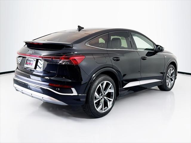 new 2025 Audi Q4 e-tron Sportback car, priced at $62,285