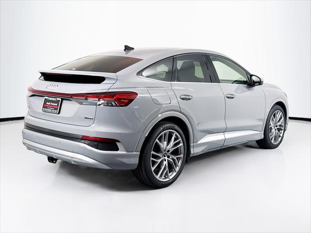 new 2025 Audi Q4 e-tron Sportback car, priced at $69,440