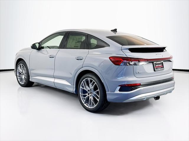 new 2025 Audi Q4 e-tron Sportback car, priced at $69,440