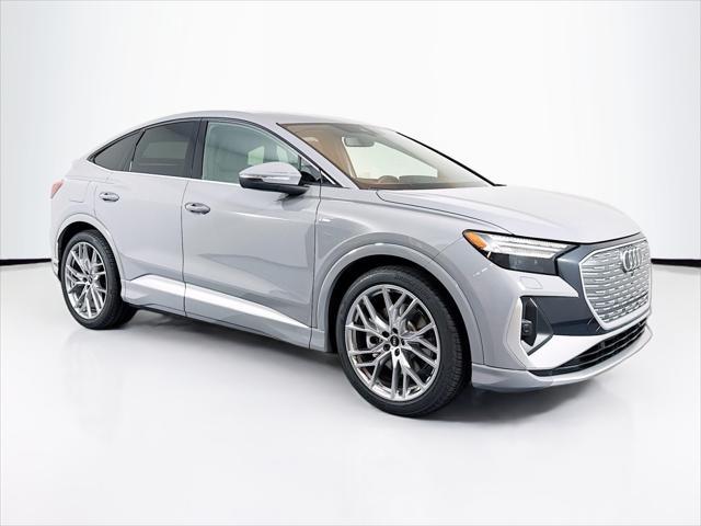 new 2025 Audi Q4 e-tron Sportback car, priced at $69,440