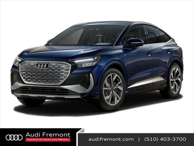 new 2025 Audi Q4 e-tron Sportback car, priced at $64,770