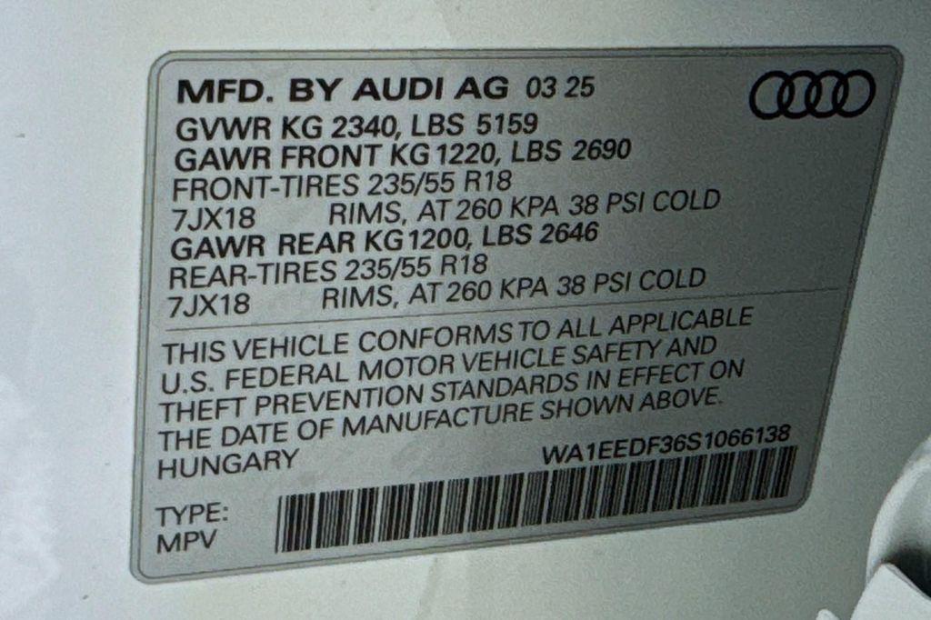 new 2025 Audi Q3 car, priced at $45,680