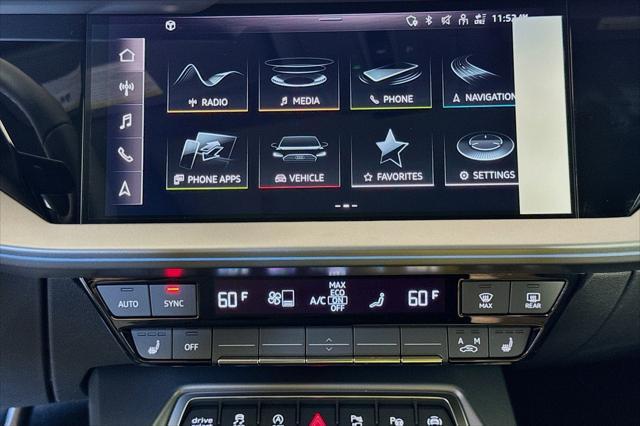new 2025 Audi A3 car, priced at $43,740