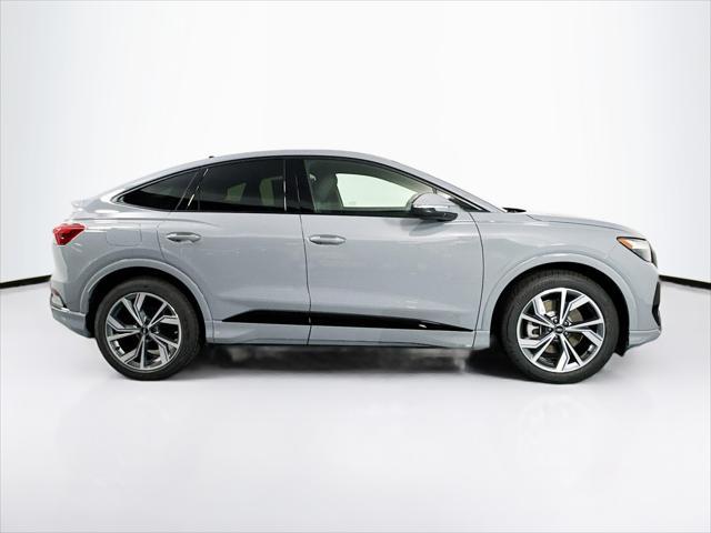 new 2025 Audi Q4 e-tron Sportback car, priced at $61,530