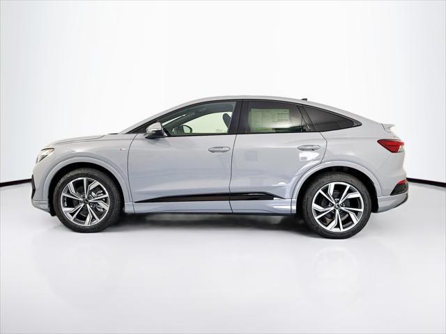 new 2025 Audi Q4 e-tron Sportback car, priced at $61,530