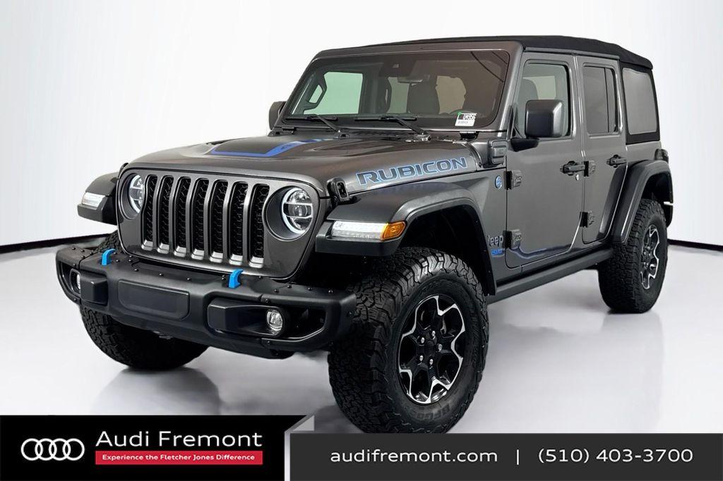used 2022 Jeep Wrangler Unlimited 4xe car, priced at $36,444