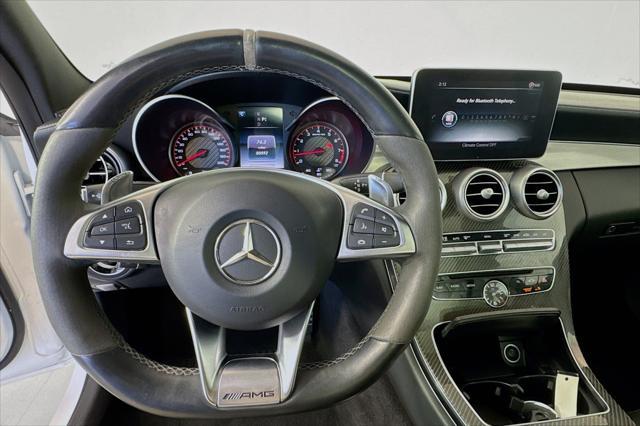 used 2017 Mercedes-Benz AMG C 63 car, priced at $39,993