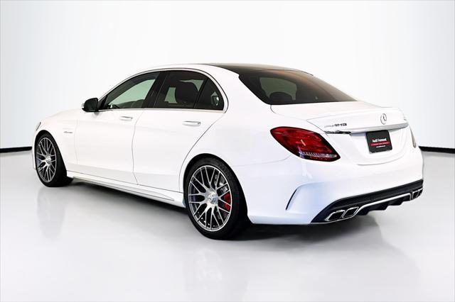used 2017 Mercedes-Benz AMG C 63 car, priced at $39,993