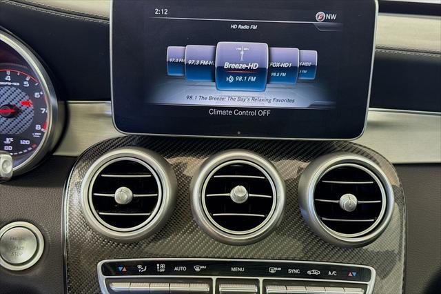 used 2017 Mercedes-Benz AMG C 63 car, priced at $39,993